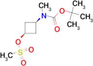 tert-butyl N-methyl-N-[(1s,3s)-3-(methanesulfonyloxy)cyclobutyl]carbamate