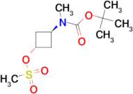 tert-butyl N-methyl-N-[(1r,3r)-3-(methanesulfonyloxy)cyclobutyl]carbamate