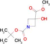 1-tert-butyl 3-methyl 3-hydroxyazetidine-1,3-dicarboxylate