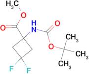 Methyl 1-{[(tert-butoxy)carbonyl]amino}-3,3-difluorocyclobutane-1-carboxylate