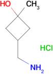 3-(aminomethyl)-1-methylcyclobutan-1-ol hydrochloride