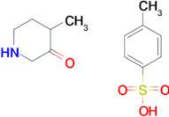 4-methylbenzene-1-sulfonic acid; 4-methylpiperidin-3-one