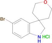 5-bromo-1,2-dihydrospiro[indole-3,4'-oxane] hydrochloride