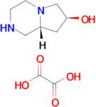 (7S,8aR)-octahydropyrrolo[1,2-a]piperazin-7-ol; oxalic acid