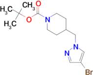 tert-butyl 4-[(4-bromo-1H-pyrazol-1-yl)methyl]piperidine-1-carboxylate