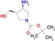 tert-butyl (3R,4R)-3-amino-4-(hydroxymethyl)pyrrolidine-1-carboxylate