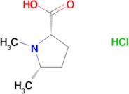 (2S,5S)-1,5-dimethylpyrrolidine-2-carboxylic acid hydrochloride