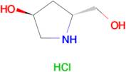 (3S,5R)-5-(hydroxymethyl)pyrrolidin-3-ol hydrochloride