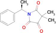 4,4-dimethyl-1-[(1R)-1-phenylethyl]pyrrolidine-2,3,5-trione