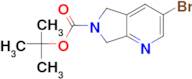 tert-butyl 3-bromo-5H,6H,7H-pyrrolo[3,4-b]pyridine-6-carboxylate