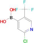 [2-chloro-5-(trifluoromethyl)pyridin-4-yl]boronic acid