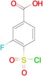 4-(chlorosulfonyl)-3-fluorobenzoic acid