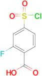 4-(chlorosulfonyl)-2-fluorobenzoic acid