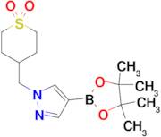 4-[[4-(4,4,5,5-tetramethyl-1,3,2-dioxaborolan-2-yl)pyrazol-1-yl]methyl]thiane 1,1-dioxide