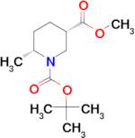 1-tert-butyl 3-methyl (3S,6R)-6-methylpiperidine-1,3-dicarboxylate