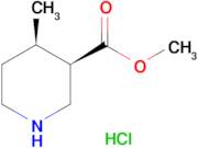 methyl (3R,4R)-rel-4-methylpiperidine-3-carboxylate hydrochloride
