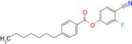 4-Cyano-3-fluorophenyl 4-heptylbenzoate