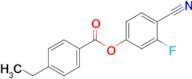 4-Cyano-3-fluorophenyl 4-ethylbenzoate