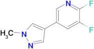 2,3-Difluoro-5-(1-methyl-1H-pyrazol-4-yl)pyridine