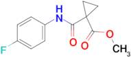 Methyl 1-((4-fluorophenyl)carbamoyl)cyclopropanecarboxylate