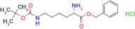 (S)-Benzyl 2-amino-6-((tert-butoxycarbonyl)amino)hexanoate hydrochloride