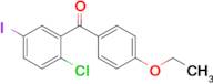 (2-Chloro-5-iodophenyl)(4-ethoxyphenyl)methanone