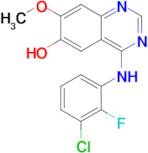 4-((3-Chloro-2-fluorophenyl)amino)-7-methoxyquinazolin-6-ol