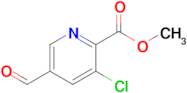 Methyl 3-chloro-5-formylpicolinate