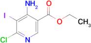 Ethyl 4-amino-6-chloro-5-iodonicotinate