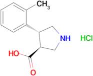 (3S,4R)-4-(o-tolyl)Pyrrolidine-3-carboxylic acid hydrochloride