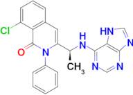 8-chloro-2-phenyl-3-[(1S)-1-[(7H-purin-6-yl)amino]ethyl]-1,2-dihydroisoquinolin-1-one