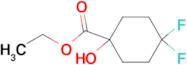 Cyclohexanecarboxylic acid, 4,4-difluoro-1-hydroxy-, ethyl ester