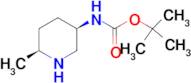 tert-butyl N-[(3R,6S)-6-methylpiperidin-3-yl]carbamate