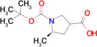 (5R)-1-[(tert-butoxy)carbonyl]-5-methylpyrrolidine-3-carboxylic acid