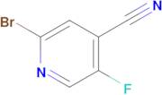 2-bromo-5-fluoropyridine-4-carbonitrile