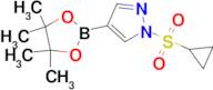 1H-Pyrazole, 1-(cyclopropylsulfonyl)-4-(4,4,5,5-tetramethyl-1,3,2-dioxaborolan-2-yl)-