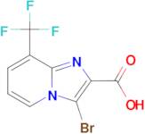 3-bromo-8-(trifluoromethyl)imidazo[1,2-a]pyridine-2-carboxylic acid