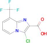 3-chloro-8-(trifluoromethyl)imidazo[1,2-a]pyridine-2-carboxylic acid