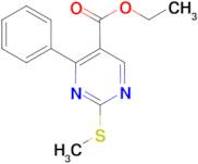 ethyl 2-(methylthio)-4-phenylpyrimidine-5-carboxylate