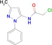 2-chloro-N-(3-methyl-1-phenyl-1H-pyrazol-5-yl)acetamide