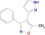 5-methyl-3-phenyl-4-(1H-pyrazol-5-yl)isoxazole