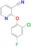 2-(2-chloro-4-fluorophenoxy)nicotinonitrile