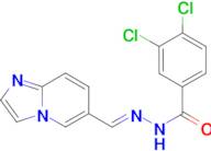 3,4-dichloro-N'-[-imidazo[1,2-a]pyridin-6-ylmethylene]benzohydrazide