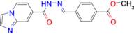 methyl 4-{[(imidazo[1,2-a]pyridin-7-ylcarbonyl)hydrazono]methyl}benzoate