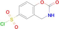 2-oxo-3,4-dihydro-2H-1,3-benzoxazine-6-sulfonyl chloride