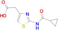 2-(2-cyclopropaneamido-1,3-thiazol-4-yl)acetic acid