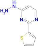 4-hydrazinyl-2-(thiophen-2-yl)pyrimidine