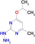 2-hydrazinyl-4-methyl-6-(propan-2-yloxy)pyrimidine