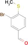 3-bromo-4-(methylsulfanyl)benzaldehyde