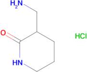 3-(aminomethyl)piperidin-2-one hydrochloride